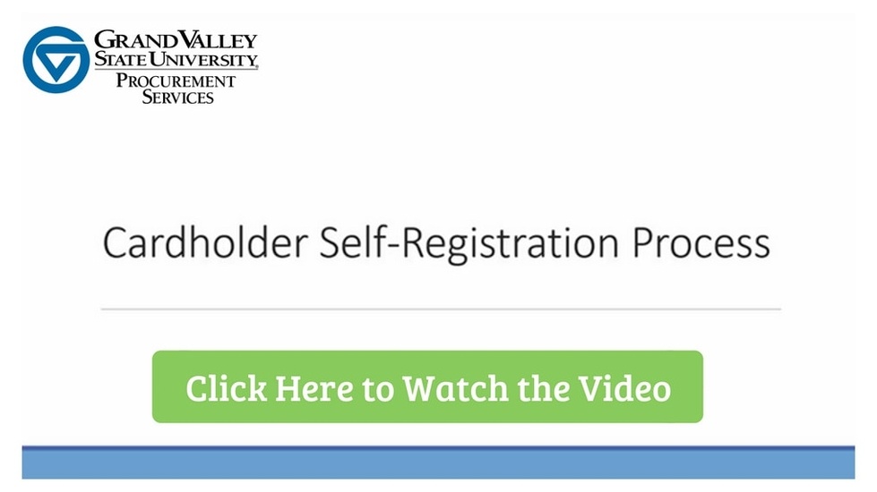 Cardholder Self-Registration Process